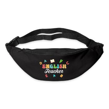 English Teacher Grammar Language - Bum bag - black - Front