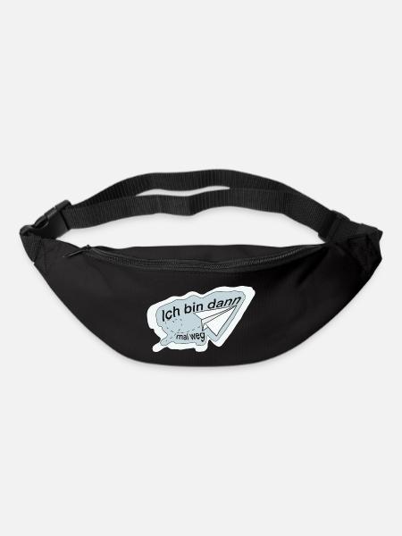 Ich bin dann mal weg - Gürteltasche - Schwarz