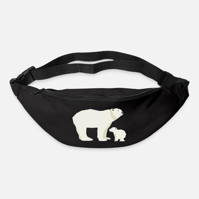 Wildtiere - Gürteltasche - Schwarz