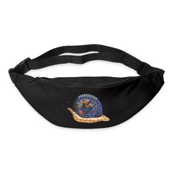 Schnecke - Gürteltasche - Schwarz - Vorne