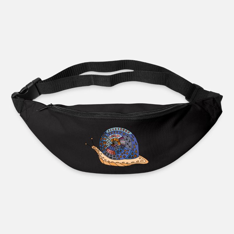 Schnecke - Gürteltasche - Schwarz