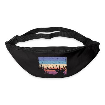 Cerf - Sac banane - noir - Devant