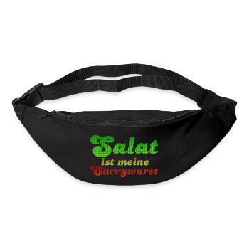 Salat ist meine Currywurst - Sac banane - noir - Devant