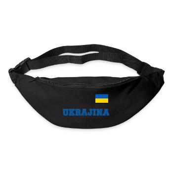 Ukraine Jersey Look – UKRAJINA with Flag Flag - Bum bag - black - Front