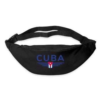 Un design cubain élégant pour les fans - Sac banane - noir - Devant