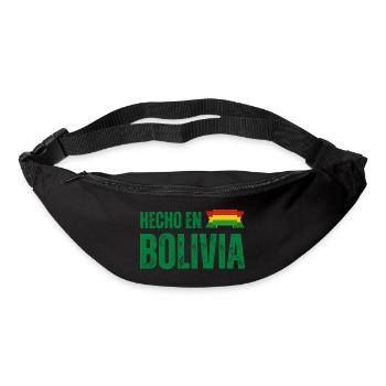 Made in Bolivia, Bolivian pride - Bum bag - black - Front