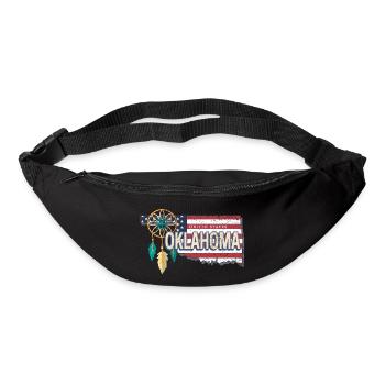 Oklahoma États-Unis États-Unis Vintage Souvenir - Sac banane - noir - Devant