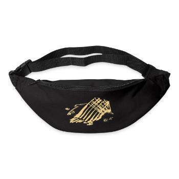 Abstract - Bum bag - black - Front
