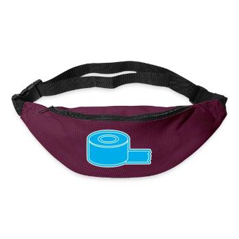 Klebeband Tape Rolle Outline - Gürteltasche - Burgunderrot - Vorne