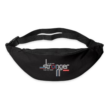 Stronger than you think – Retro Typo - Bum bag - black - Front
