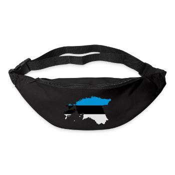 Estland - Gürteltasche - Schwarz - Vorne