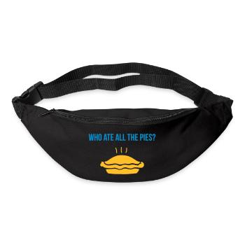 who ate all the pies - Sac banane - noir - Devant