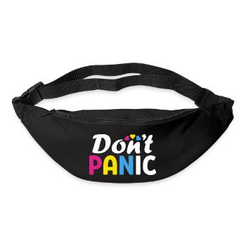 Don't Panic Pan LGBTQ Pride Month Gay - Bum bag - black - Front
