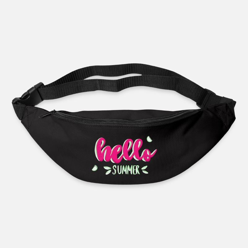 Hello Summer - watermelon - Bum bag - black