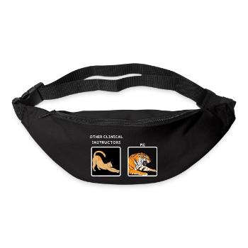 Funny Meme Clinical Nursing Instructor Gifts - Bum bag - black - Front