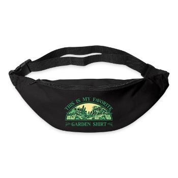 Garten Obstgarten Geschenk Gärtner Hobbygärtner - Gürteltasche - Schwarz - Vorne