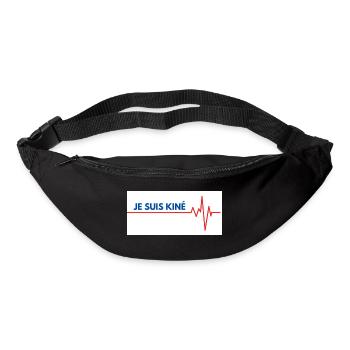 je suis kiné - Sac banane - noir - Devant