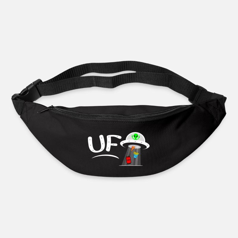 UFO 🖤💙 and universe - Bum bag - black
