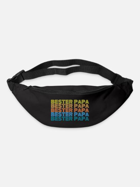 Bester Papa - Gürteltasche - Schwarz