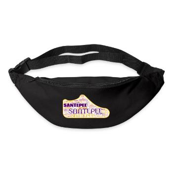 Thème sneaker Santepee - Sac banane - noir - Devant