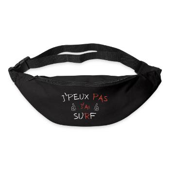 J'peux pas j'ai Surf - Sac banane - noir - Devant