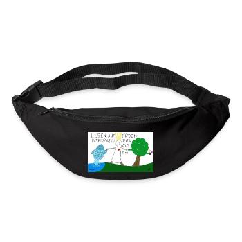 Leben auf Erden integrativ erhalten. - Gürteltasche - Schwarz - Vorne