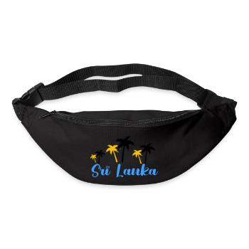 sri lanka 1 - Gürteltasche - Schwarz - Vorne