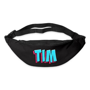 Image du nom : Tim - Sac banane - noir - Devant