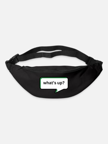 What's up - Gürteltasche - Schwarz