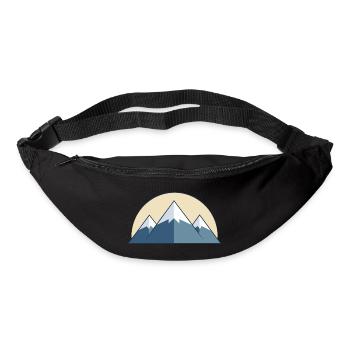 Gebirge - Gürteltasche - Schwarz - Vorne