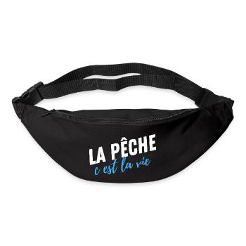 fishing is life,Humor,fisherman gift - Bum bag - black - Front