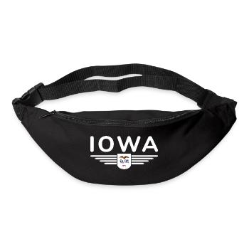 Iowa Fan T-Shirt – Your State! - Bum bag - black - Front