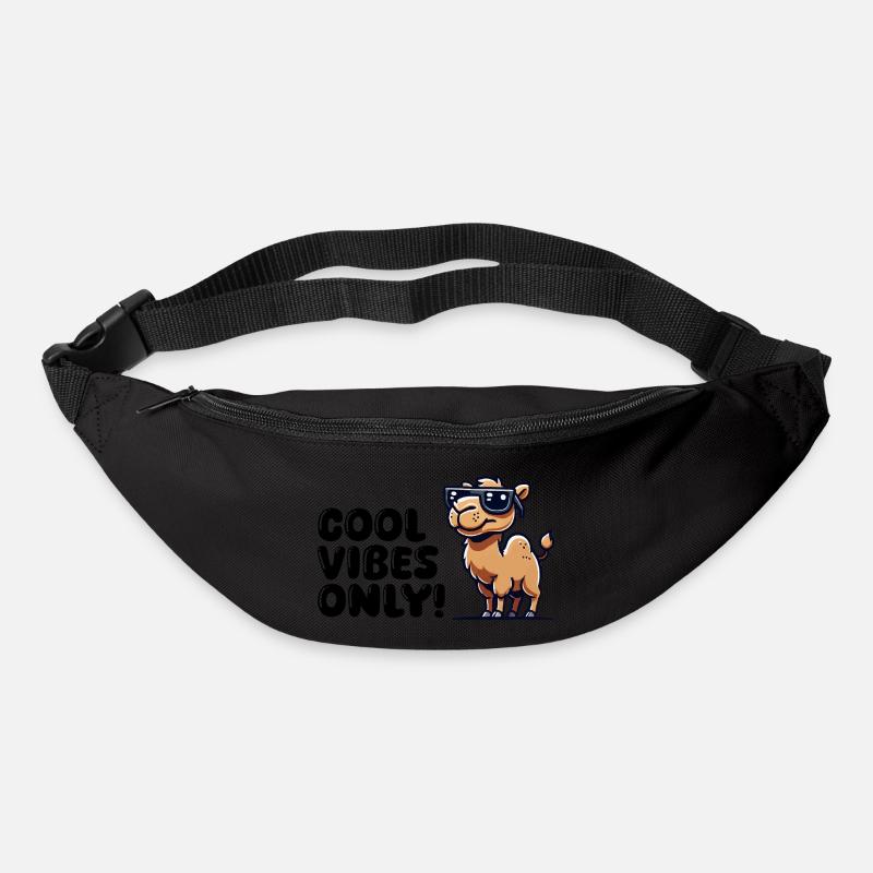 kamel comic sonnenbrille cool - Gürteltasche - Schwarz