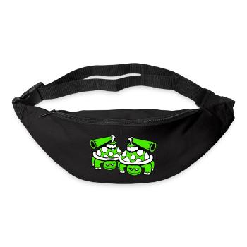 2 Turtles Tank Gun Shooting War Attack - Bum bag - black - Front