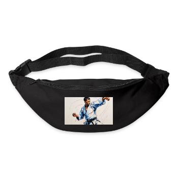 Martial art and Japanese dynamism - Bum bag - black - Front