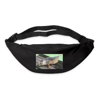 Seal pup on Texel - Bum bag - black - Front
