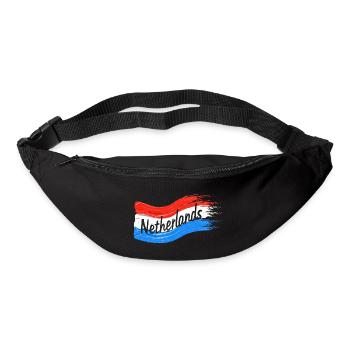 Netherlands Flag - Bum bag - black - Front