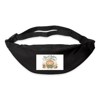 Le pain est principalement des petits pains câlins - Sac banane - noir - Devant