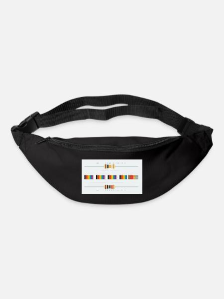Widerstandstabelle - Gürteltasche - Schwarz