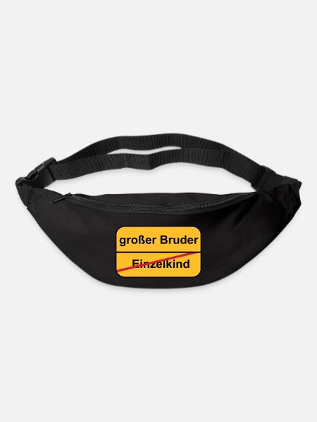 großer Bruder - Gürteltasche - Schwarz