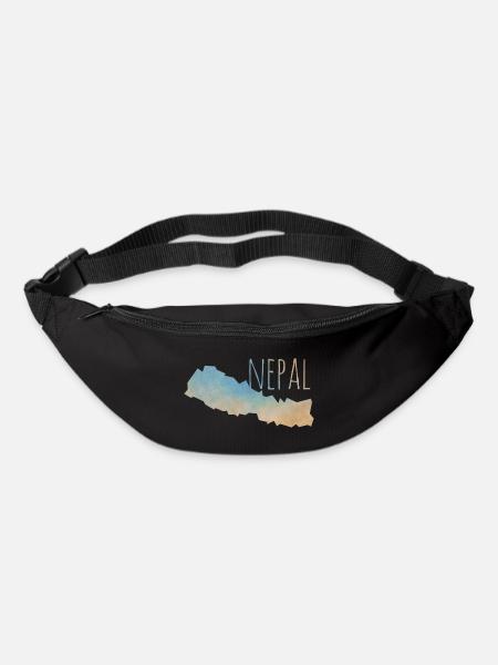 Nepal - Gürteltasche - Schwarz