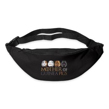 Mutter von Meerschweinchen - Gürteltasche - Schwarz - Vorne