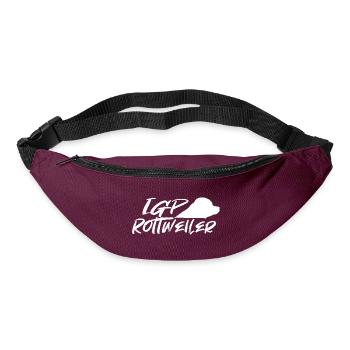 IGP Rottweiler White - Gürteltasche - Burgunderrot - Vorne