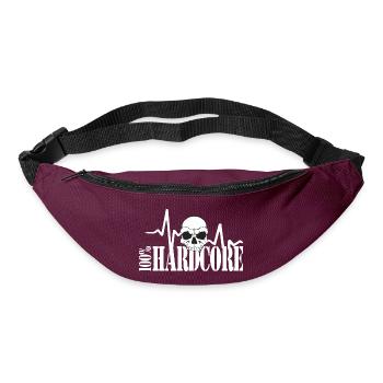 100% Hard Core - Bum bag - burgundy - Front