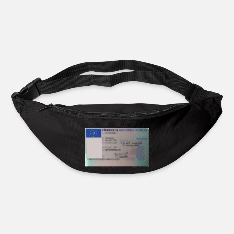 Führerschein Vorderseite - Gürteltasche - Schwarz