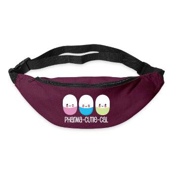 Pharma-Cute-Cal - Sac banane - bordeaux  - Devant