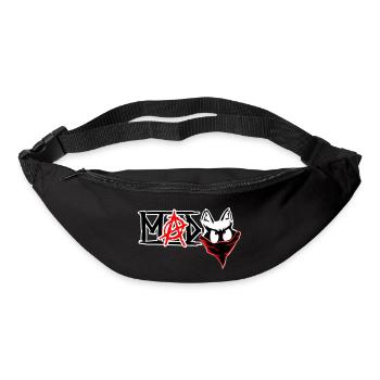 Bandanarchie mad coon - Sac banane - noir - Devant