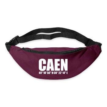 Caen Koordinaten - Gürteltasche - Burgunderrot - Vorne