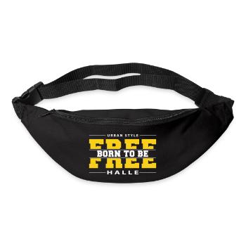 Halle Meine Stadt Urban Style Born Free - Gürteltasche - Schwarz - Vorne
