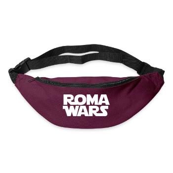 Roma Wars SW Design weiße Buchstaben - Gürteltasche - Burgunderrot - Vorne